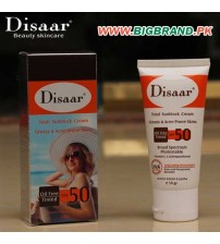 Disaar Trip Sunscreen SPF 50 Sunblock Cream Oil Free Whitening Cream